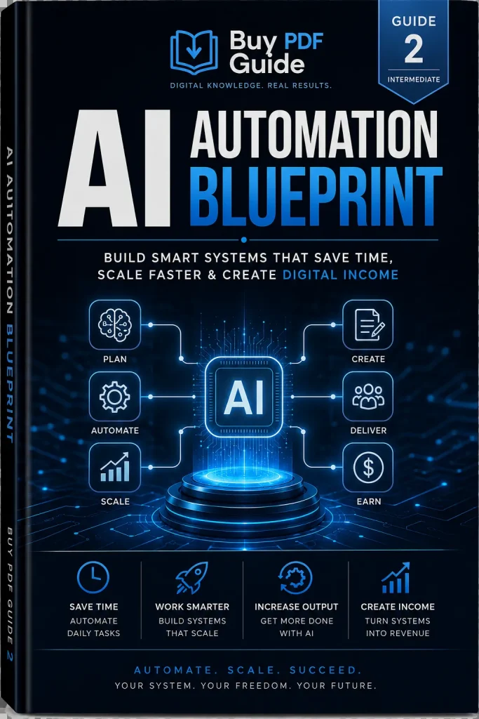 A.I Automation Blueprint Cover for PDF Guide