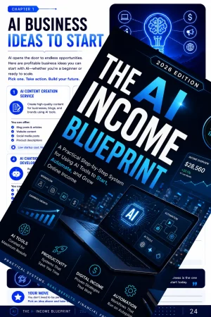 A.I Business Ideas To Start The A.I Income Blueprint