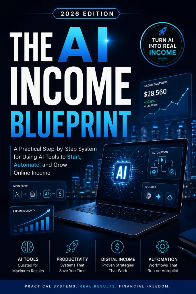 The A.I Income Blueprint Cover