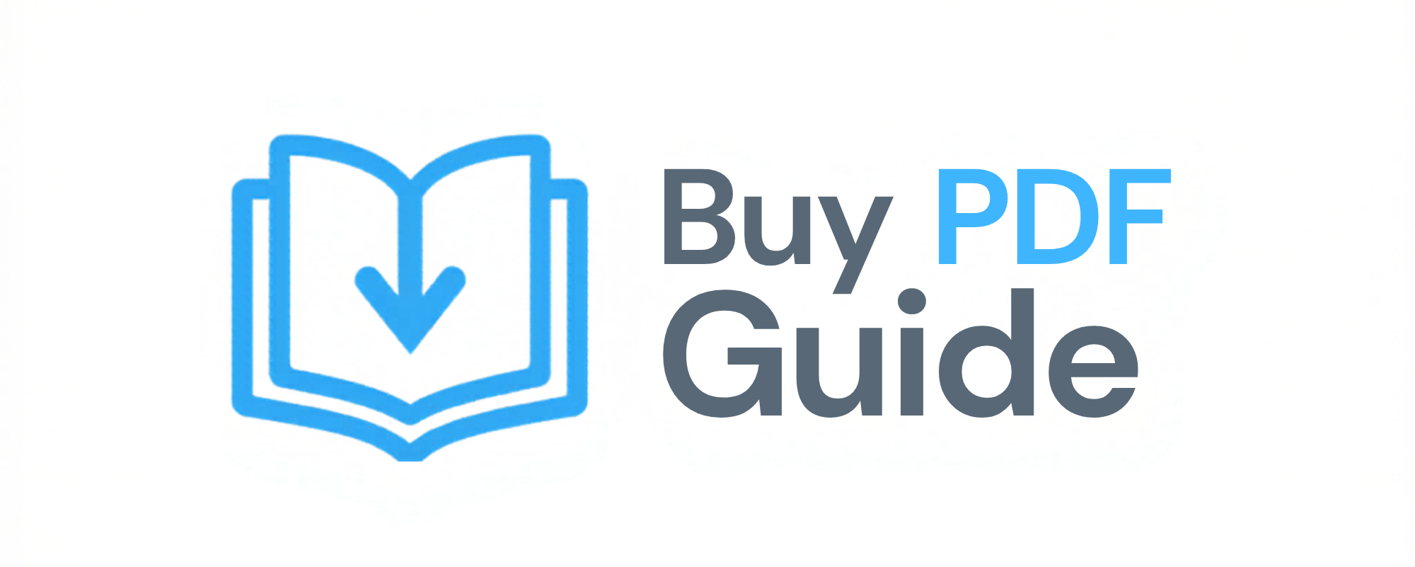 Transparent Buy PDF Guide Logo